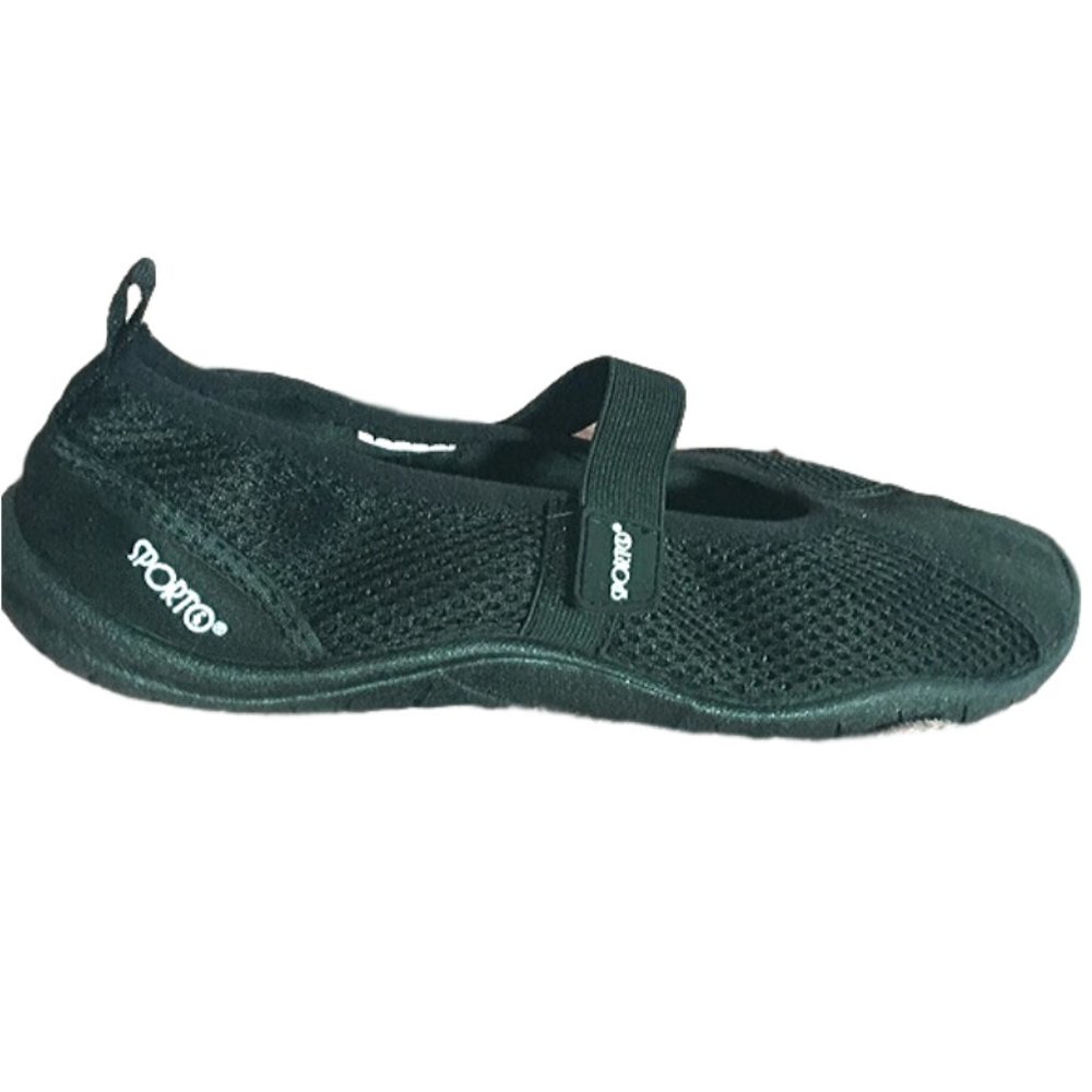 NEW Sporto Jane Black Mesh Slip-Ons 10M